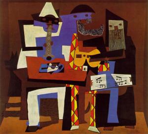 32.PabloPicasso-Three-Musicians-1921