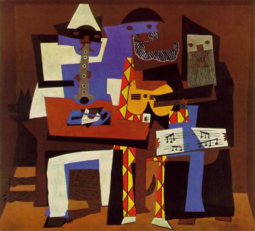 32.PabloPicasso-Three-Musicians-1921