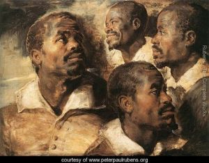 Four-Studies-of-the-Head-of-a-Negro