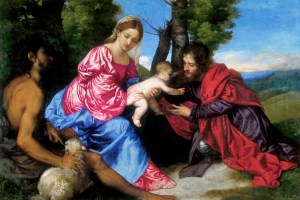 Titian,_Virgin_and_Child_with_St_John_the_Baptist_and_an_Unidentified_Male_Saint,_Oil_on_canvas,_transferred_from_wood,_1517-1520.